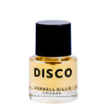 Bottle of 'DISCO' perfume by Zernell Gillie Chicago on a white background